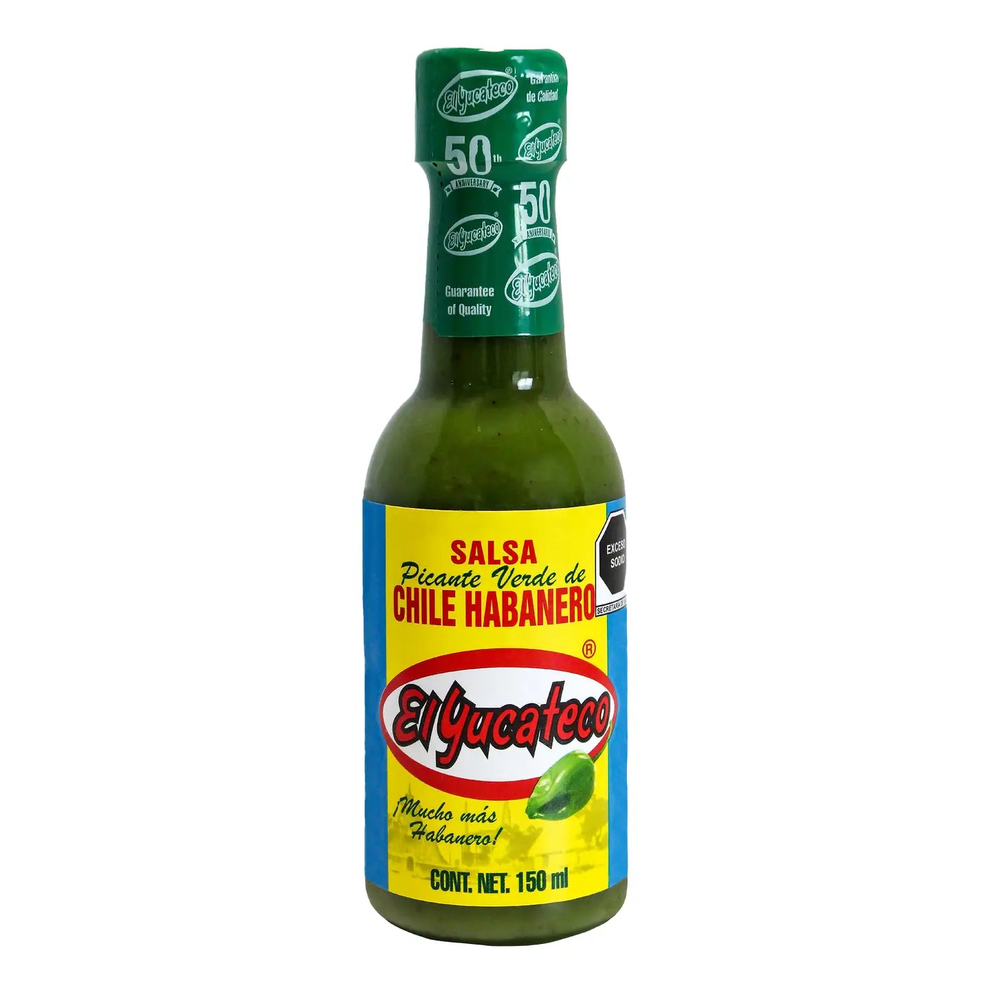 El Yucateco Grön Habanerosås 120ml