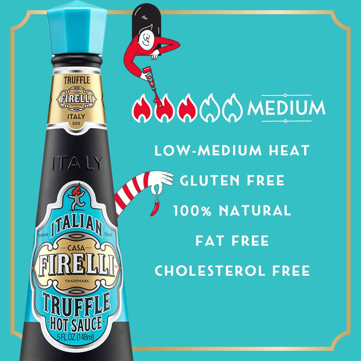 Casa Firelli italiensk tryffel Hot sauce