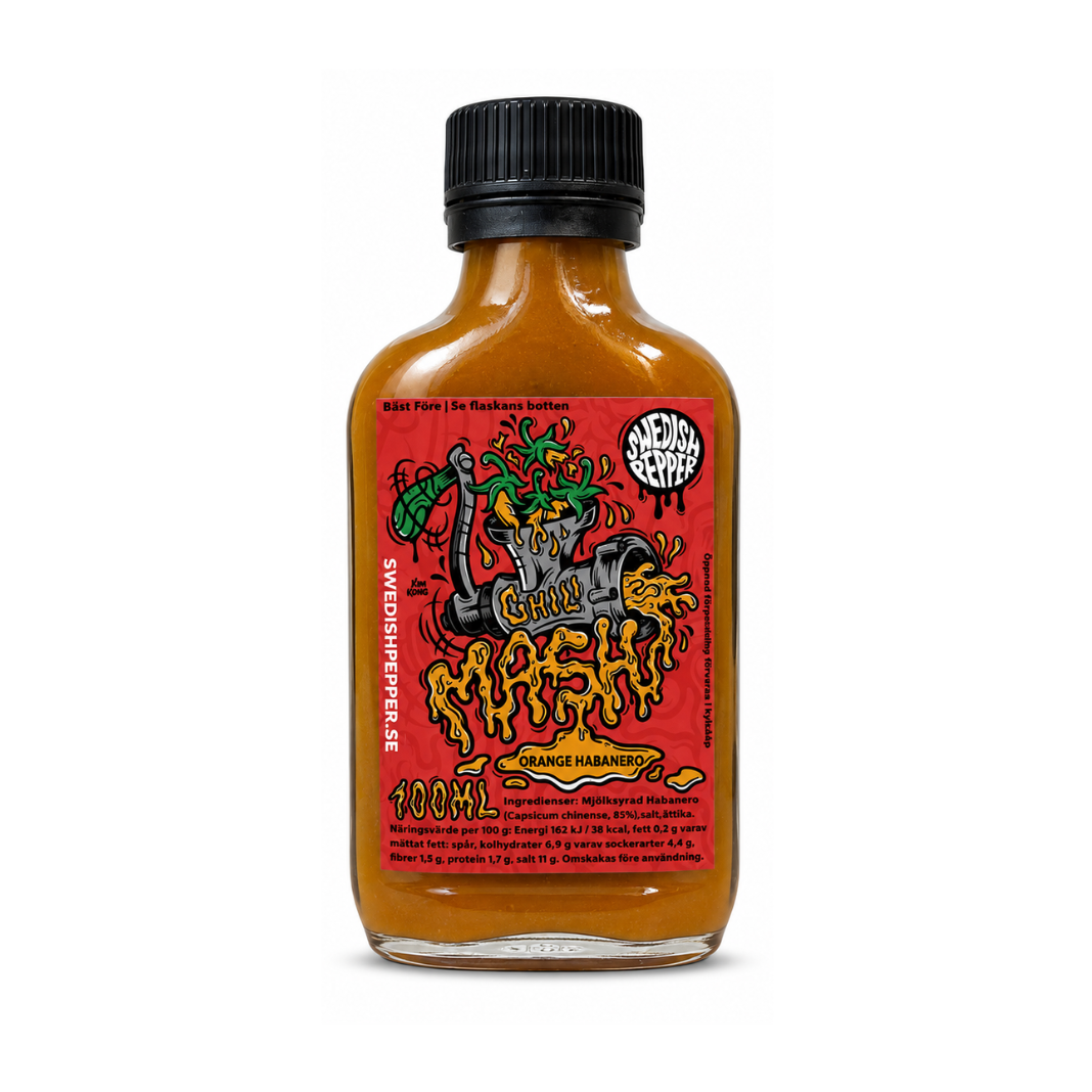 Swedish Pepper - Orange Habanero Chili Mash | 100 ml