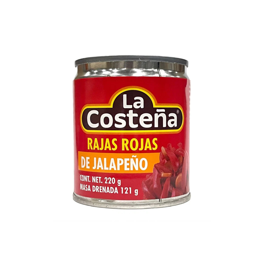 Rajas Rojas - Inlagda, röda Jalapeños