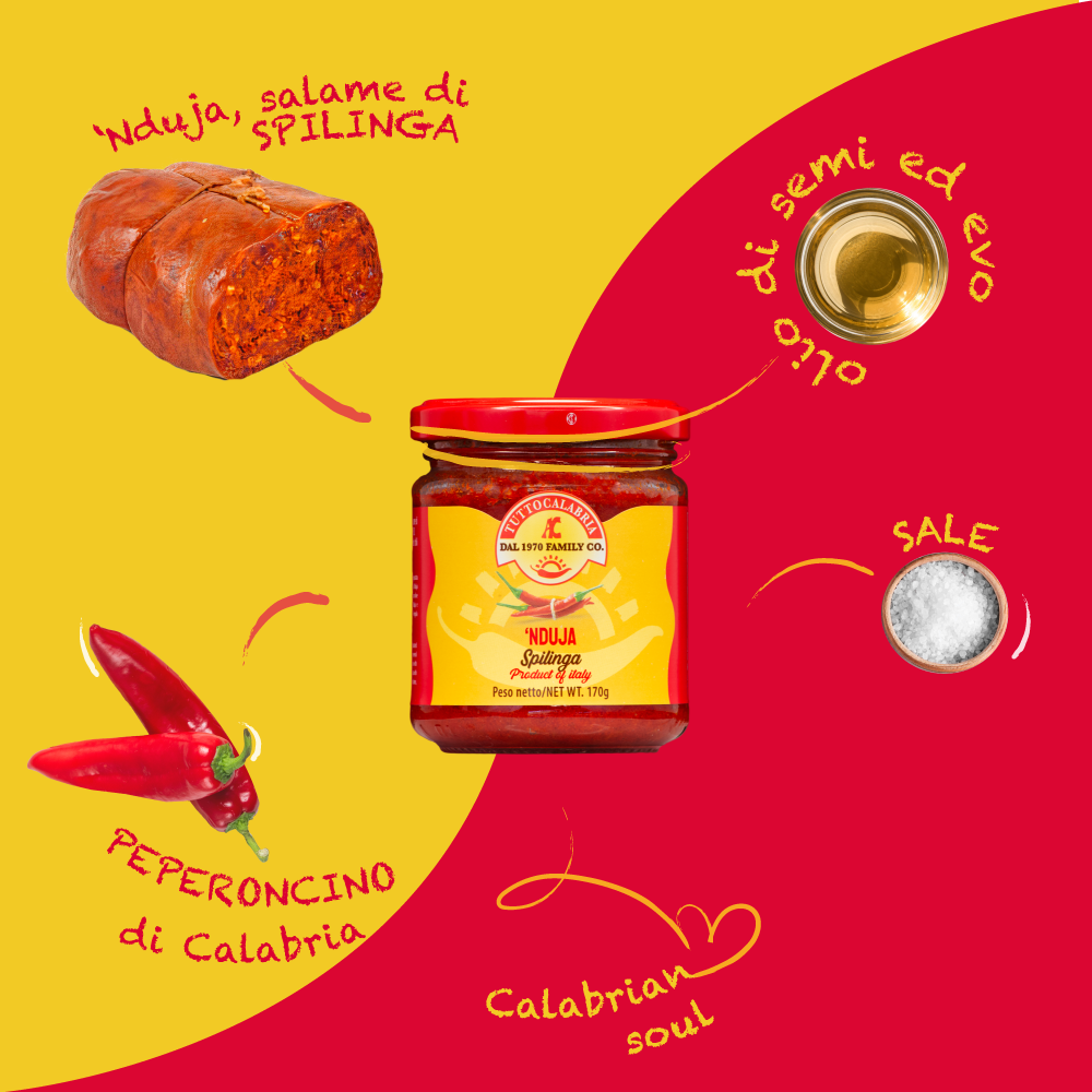 Nduja di Spilinga - Kalabrisk, kryddig, bredbar salamai