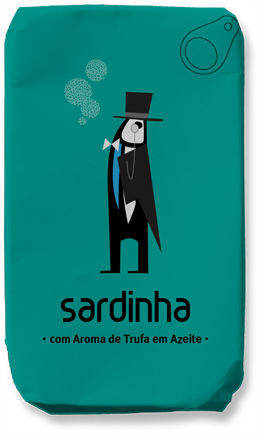 Sardinha - sardiner i olivolja med tryffelarom