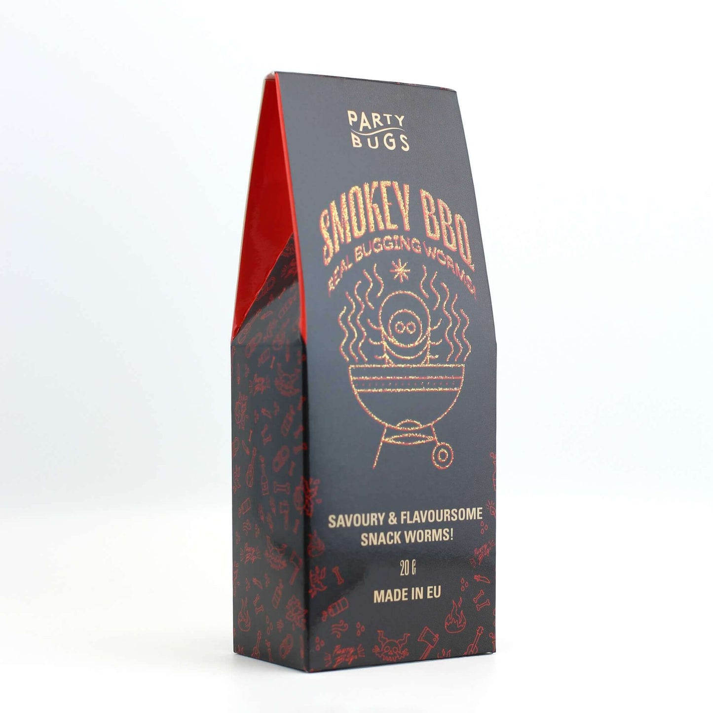 PARTY BUGS|MJÖLMASKAR (20G) — SMOKEY BBQ