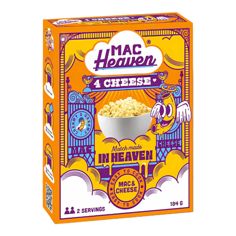 Mac Heaven - 4 Cheese (Mac n' Cheese) 184 g