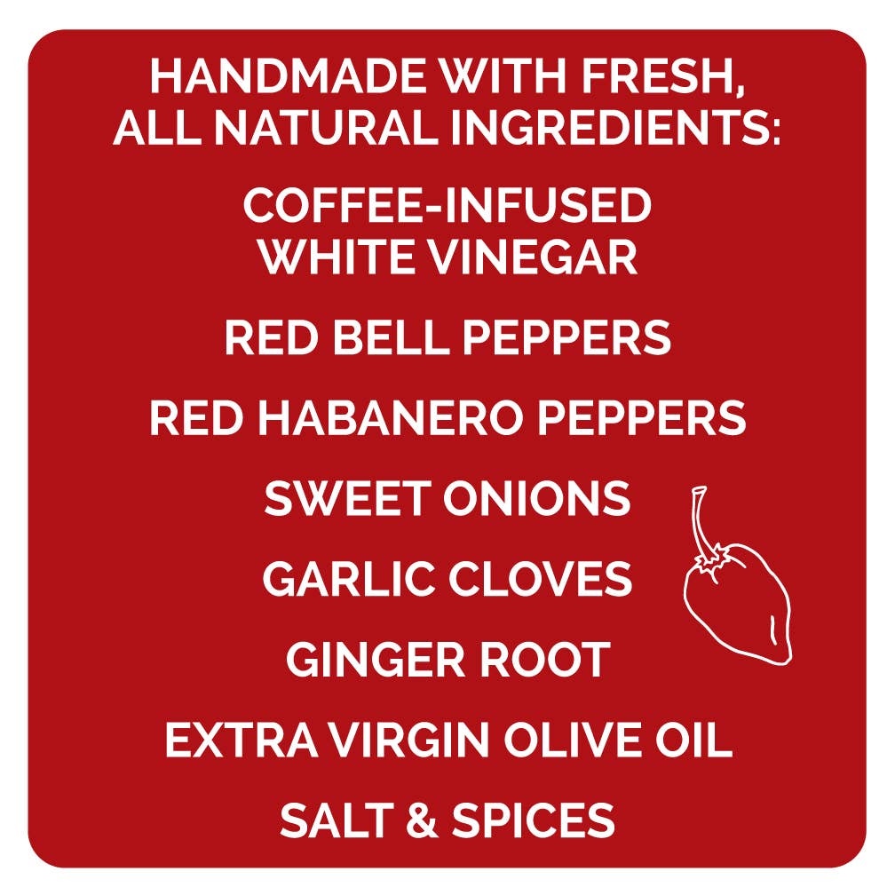 Queen Majesty - Red Habanero & Black Coffee Hot Sauce 147 ml