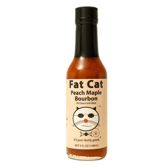 Fat Cat - Peach Maple Bourbon Hot Sauce