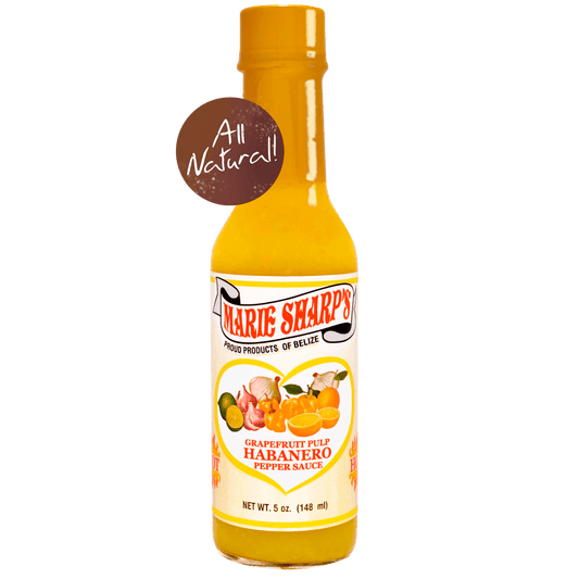 Marie Sharp's Grapefruit Pulp Habanero Hot Sauce 148 ml