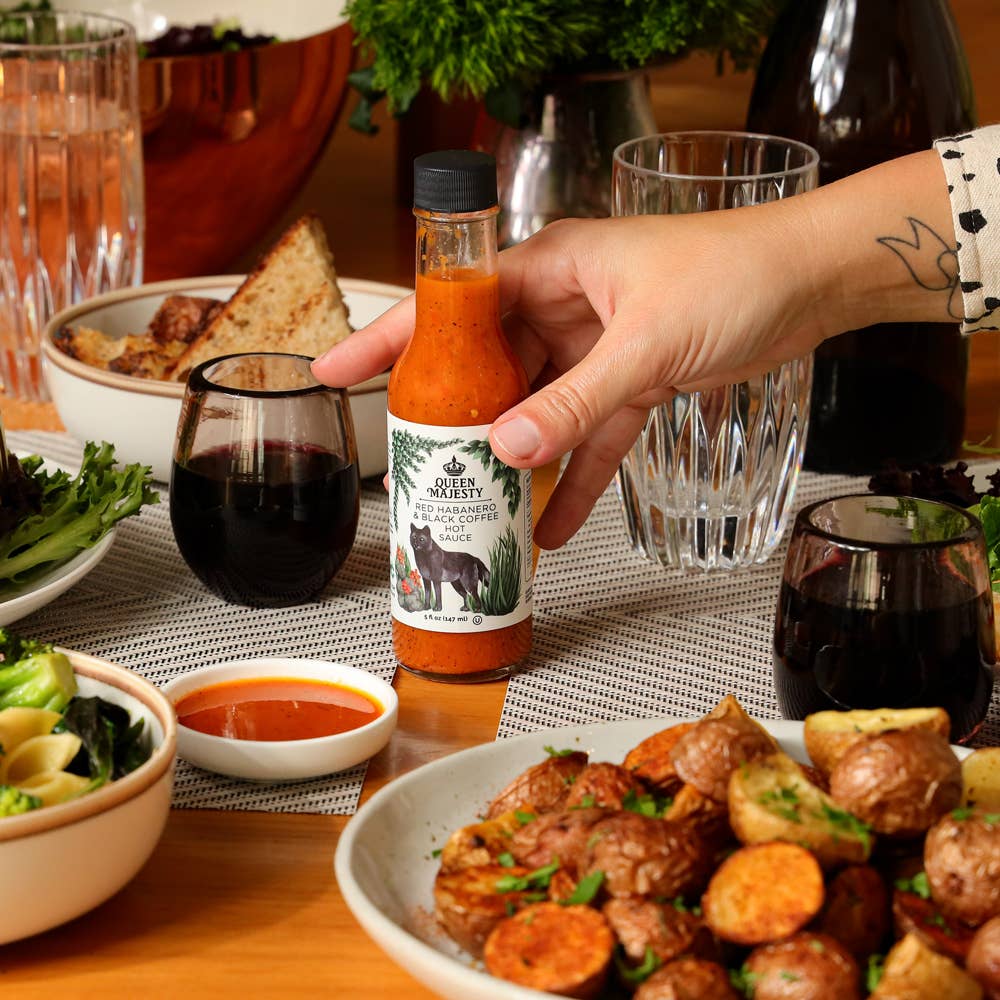 Queen Majesty - Red Habanero & Black Coffee Hot Sauce 147 ml
