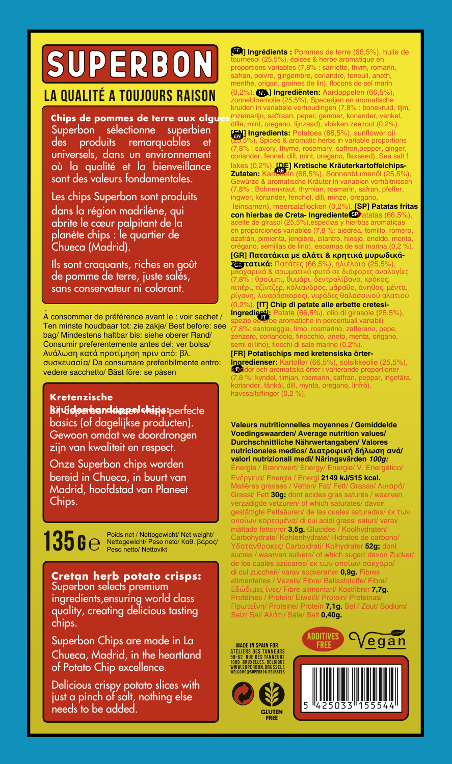 SUPERBON - Cretan Herbs 135 g