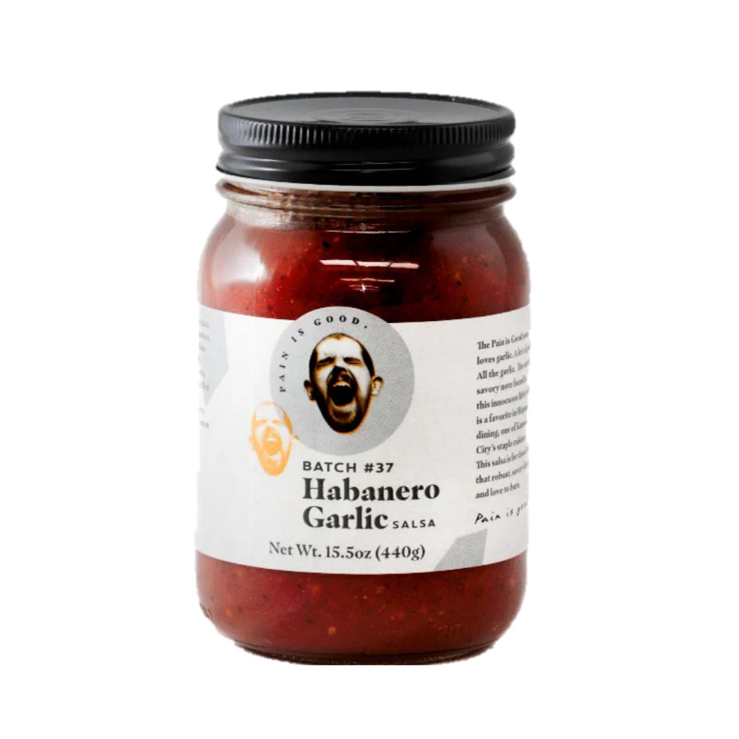 Spicin Foods - Pain Is Good Batch #37 – Habanero Garlic Salsa 440 g