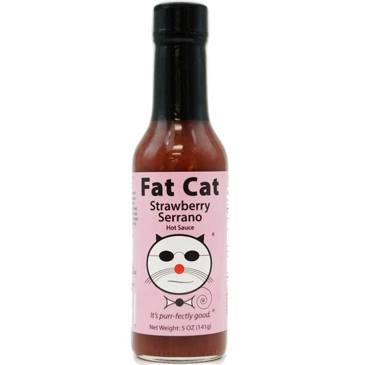 Fat Cat - Strawberry Serrano Hot Sauce