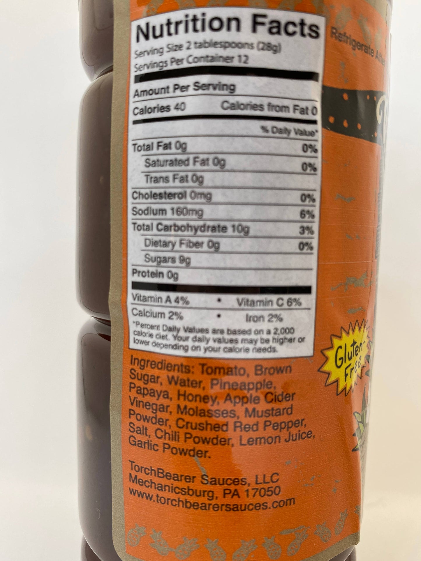 Torchbearer Sauces - Pineapple Papaya BBQ Sauce | 340 g