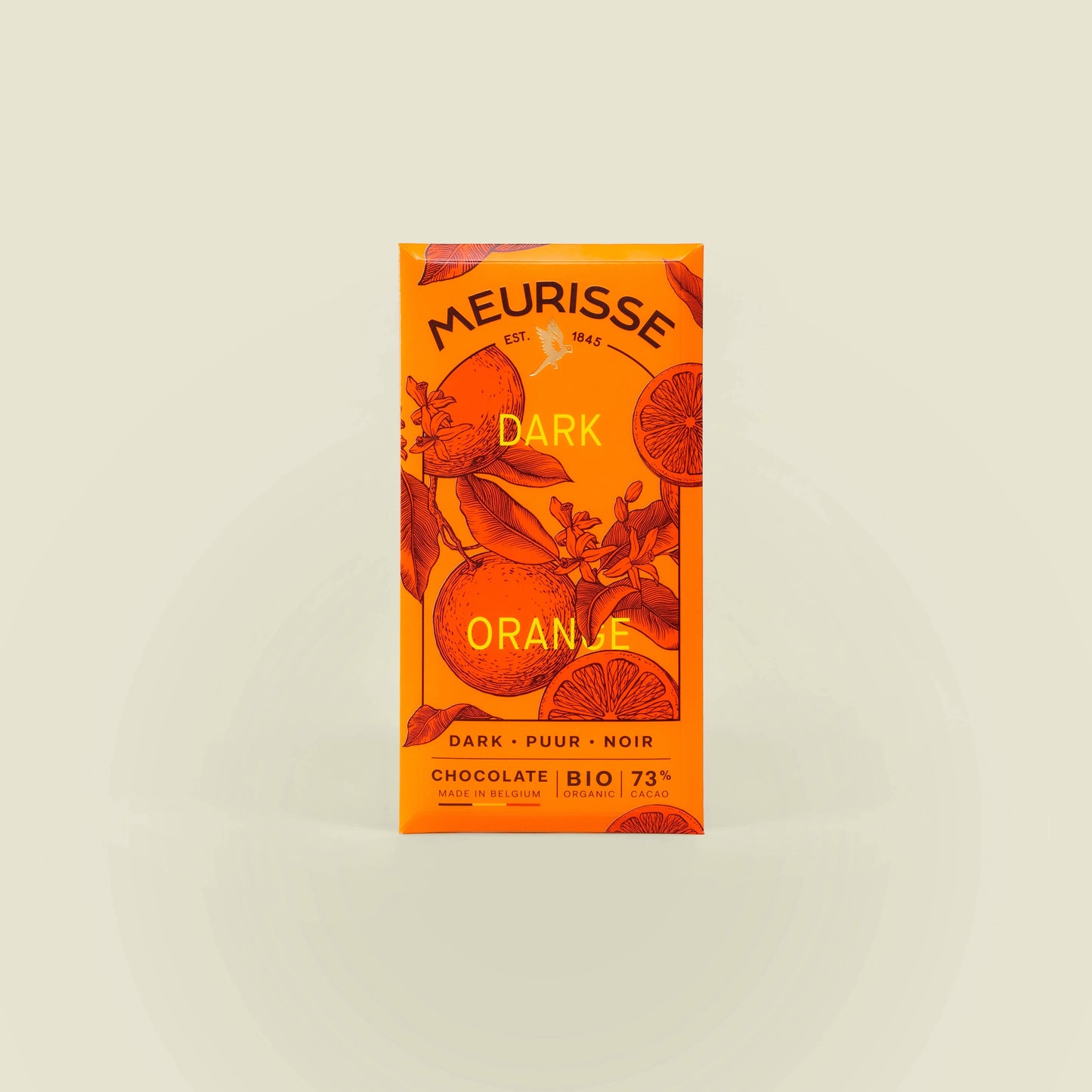 Meurisse - Ekologisk mörk choklad med apelsin (100g)