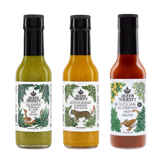 Queen Majesty â Trio Hot Sauce Pack