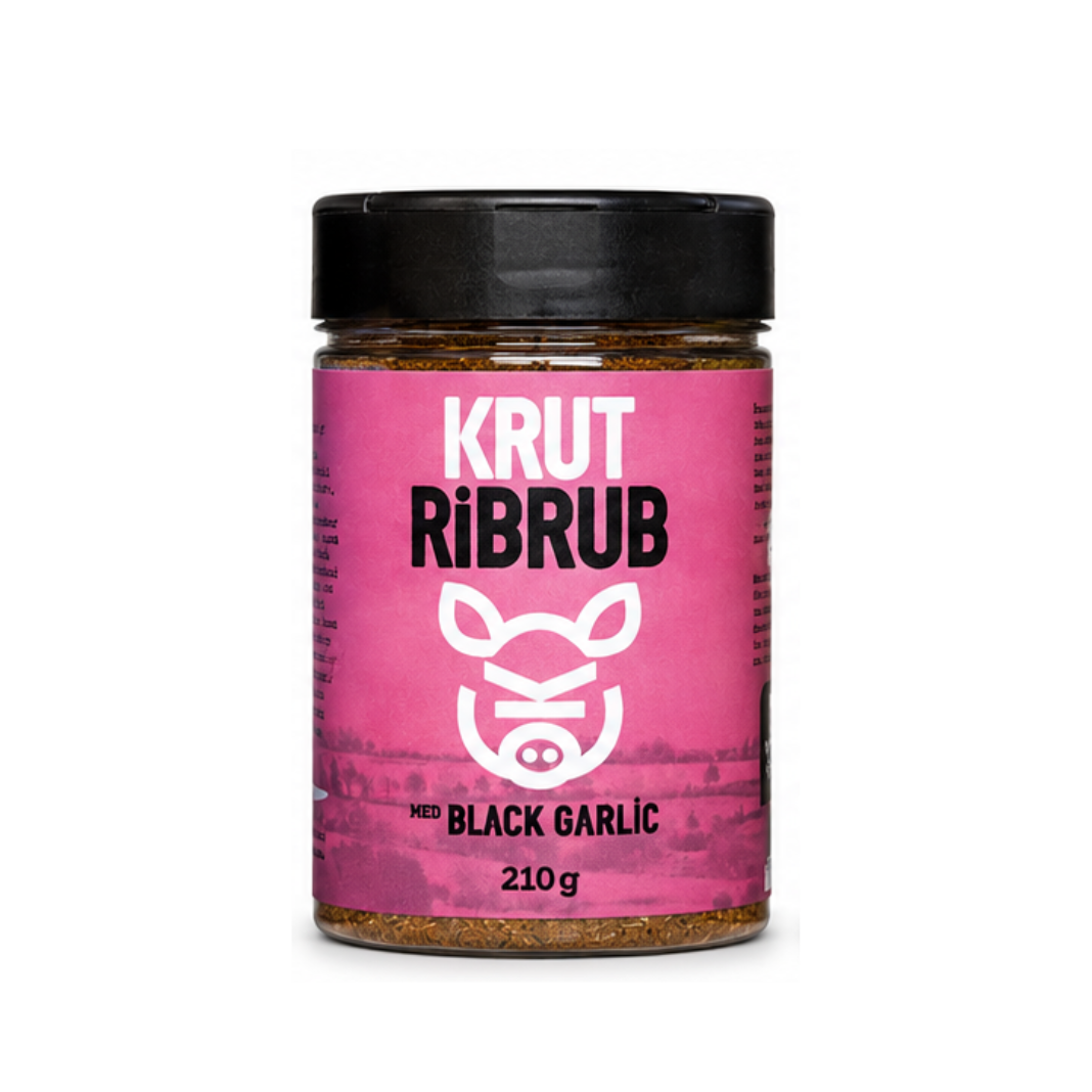 KRUT - Rib Rub Black Garlic | 210 g