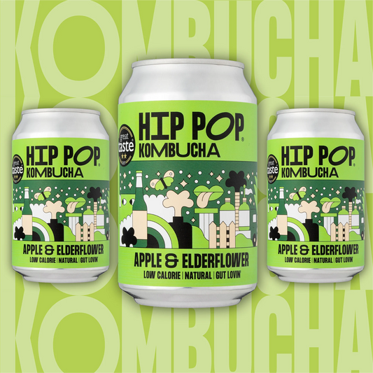 Hip Pop Kombucha - Ăpple & FlĂ€der