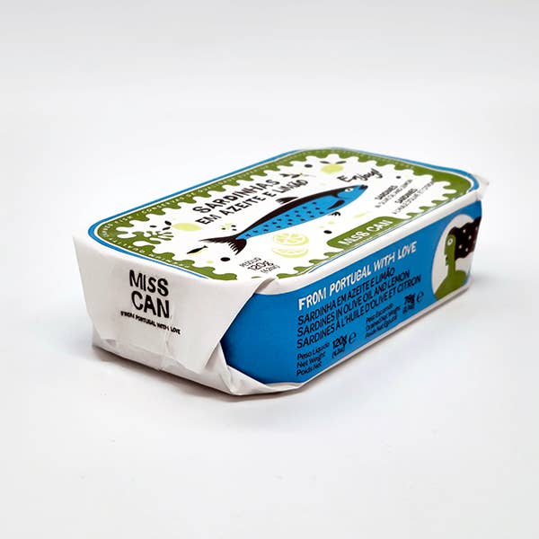 Miss Can - Sardiner i olivolja med citron | 120 g