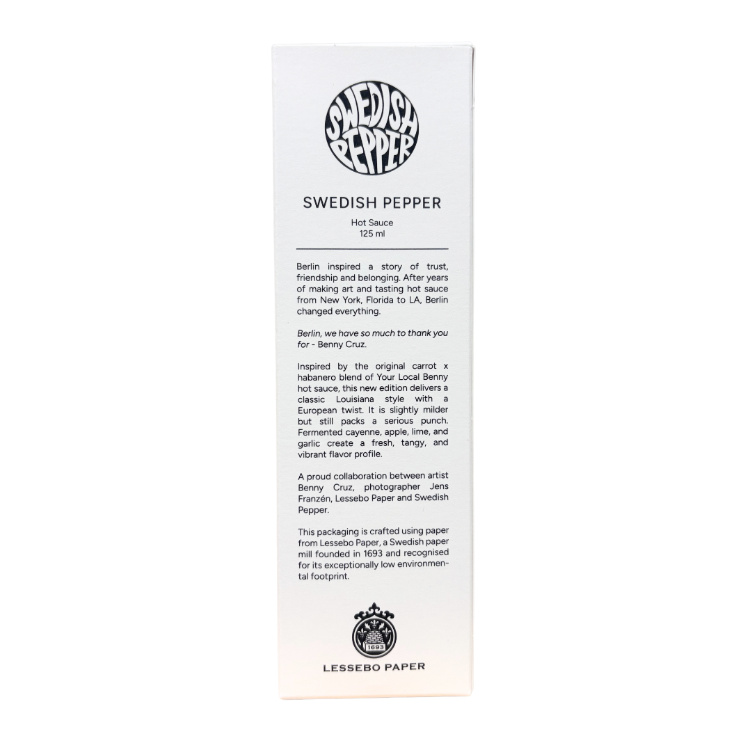 Swedish Pepper x Benny Cruz - Berlin Hot Sauce | 125 ml