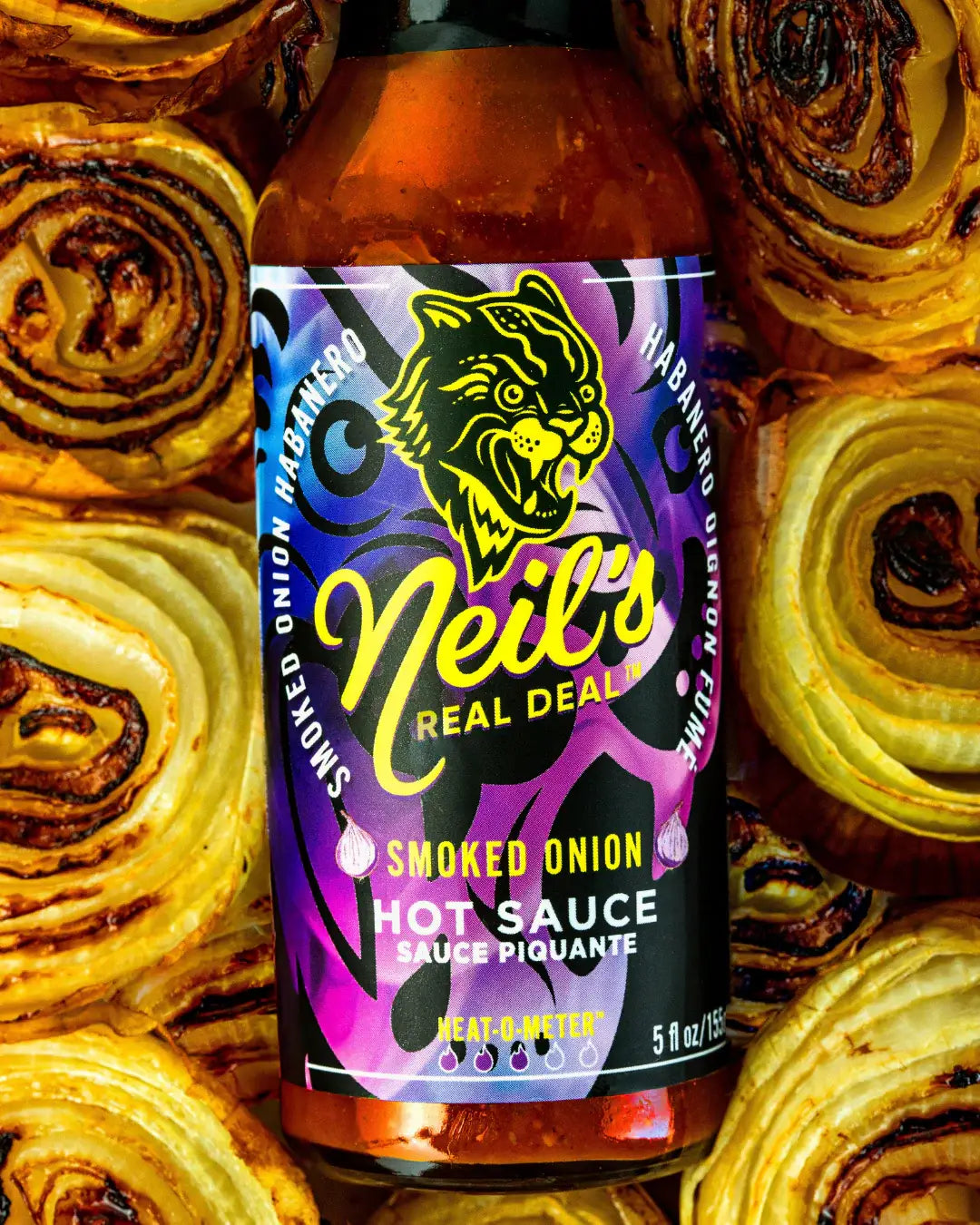 Neil's Real Deal Smoked Onion Habanero Hot Sauce | 155 ml