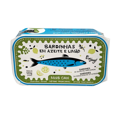 Miss Can - Sardiner i olivolja med citron | 120 g