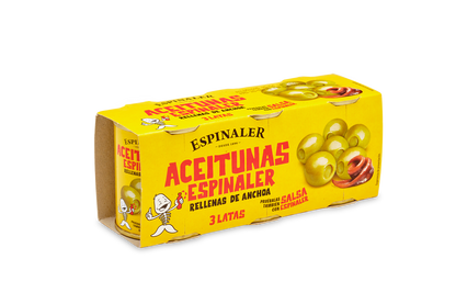 Espinaler - Oliver fyllda med ansjovis 3 x 50 g