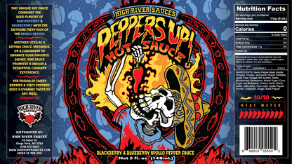 High River Sauces - Peppers Up Hot Sauce (Apollo-chili) | 148 ml