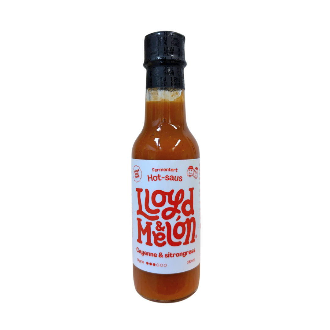 Lloyd & Melon - Cayenne & Citrongräs Hot Sauce 150 ml