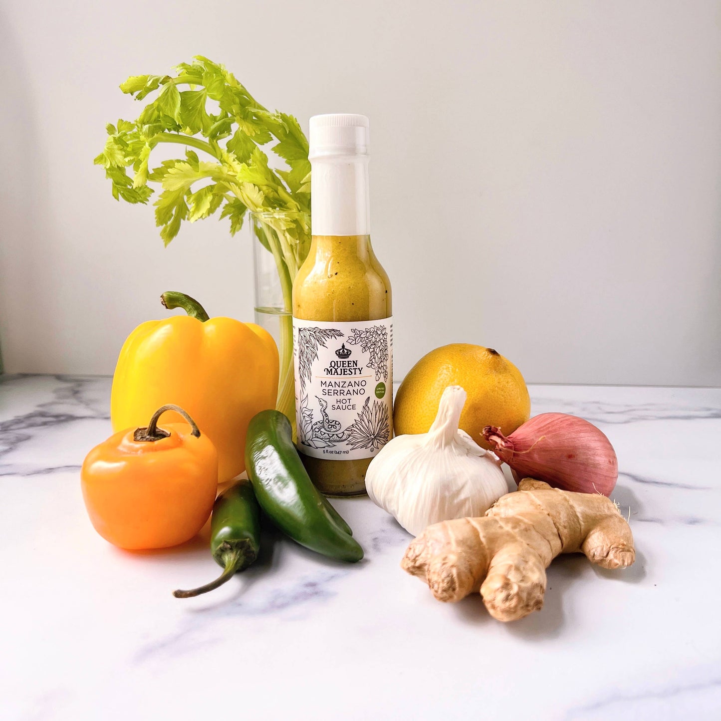 Queen Majesty - Manzano Serrano Hot Sauce | Limited Edition | 148 ml
