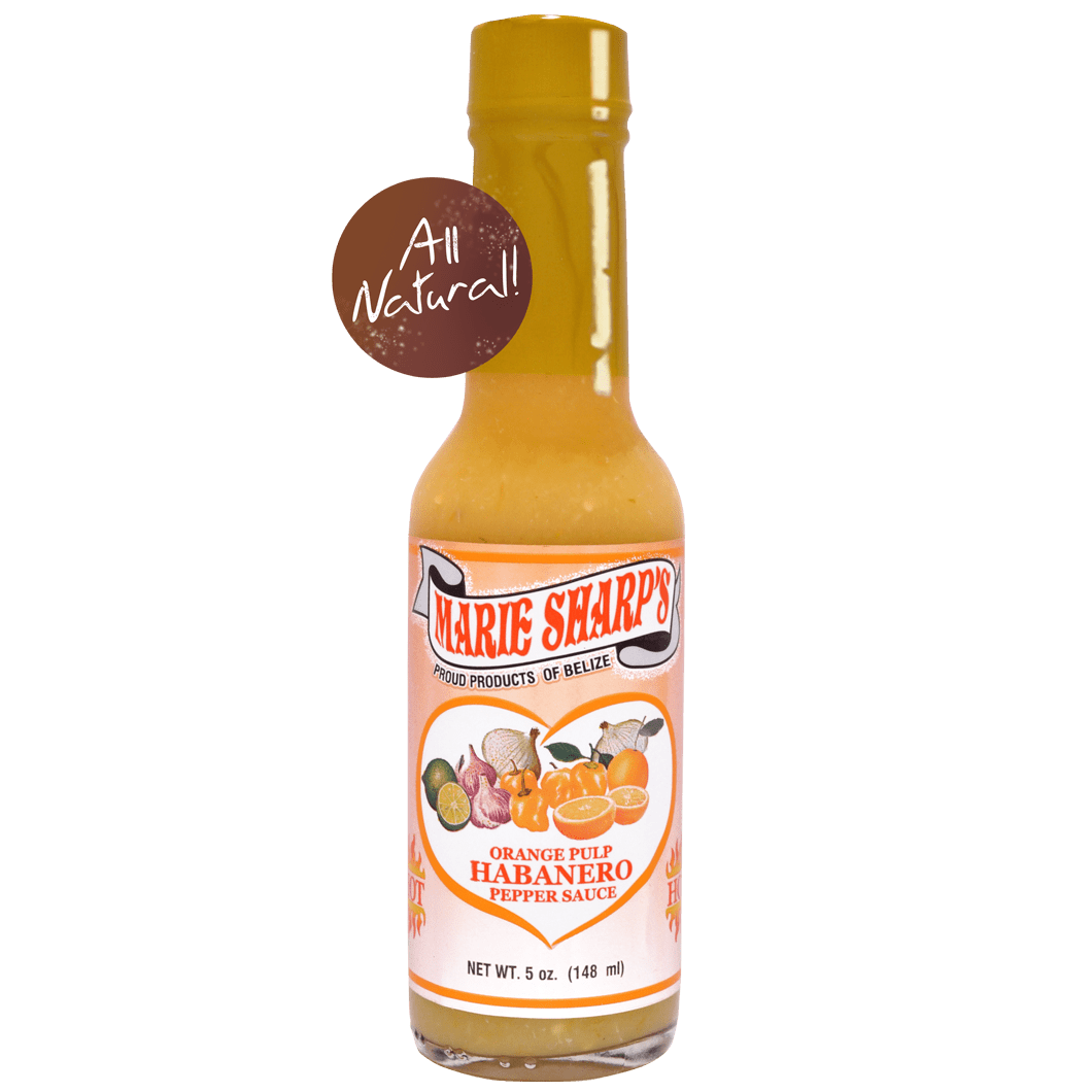 Marie Sharp's - Orange Pulp Habanero Hot Sauce 148ml