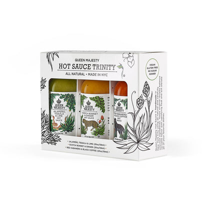 Queen Majesty - Hot Sauce Trinity Pack | 3 flaskor á 59 ml