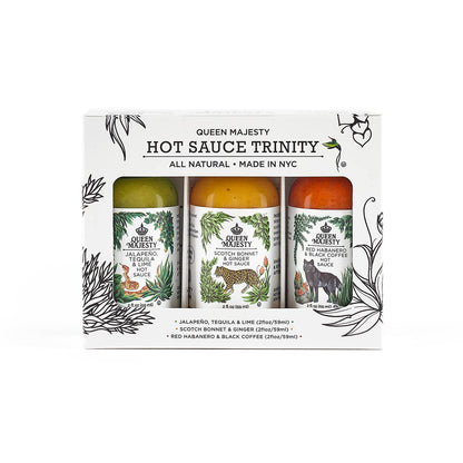 Queen Majesty - Hot Sauce Trinity Pack | 3 flaskor á 59 ml