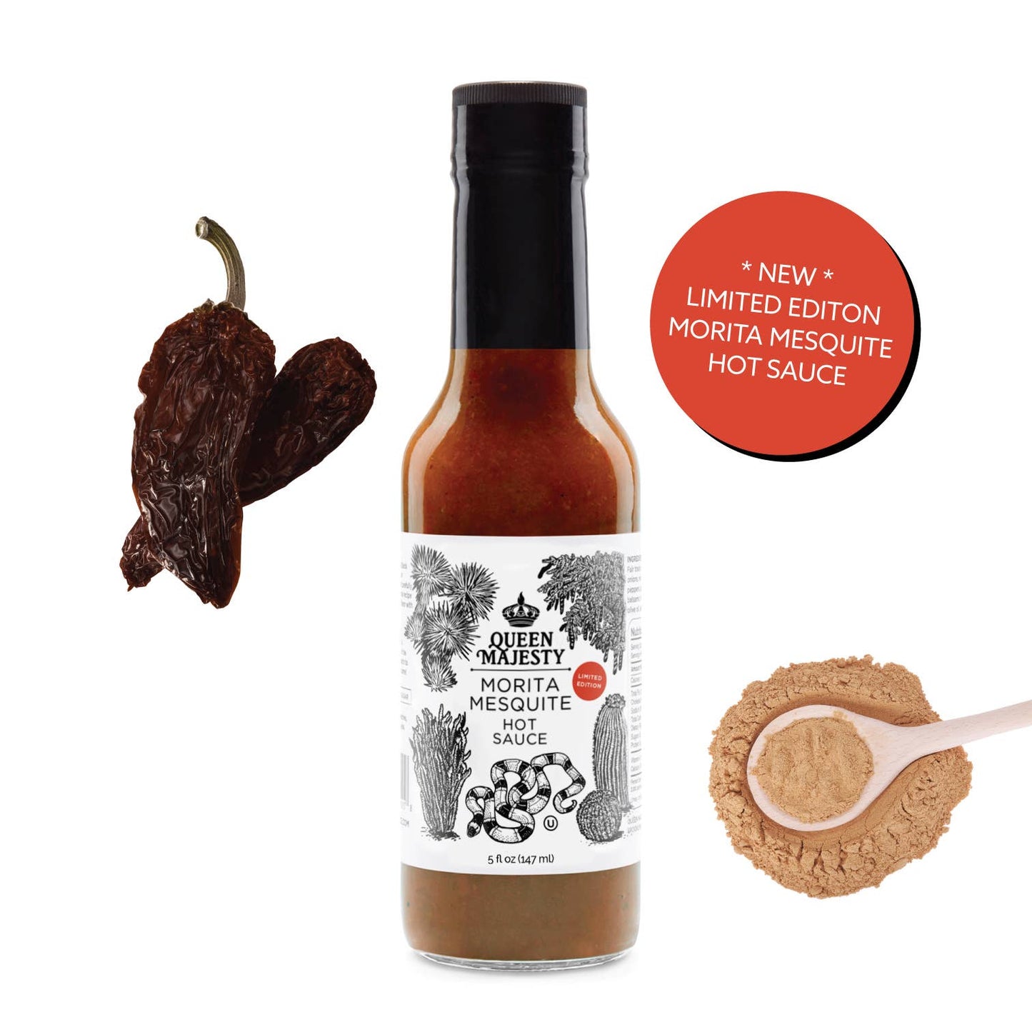 Queen Majesty - Morita Mesquite Hot Sauce 147 ml