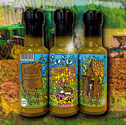 Swedish Pepper - Hetta Ifrå’ Schlätta Hot Sauce | Jalapeño & Ananas 125 ml