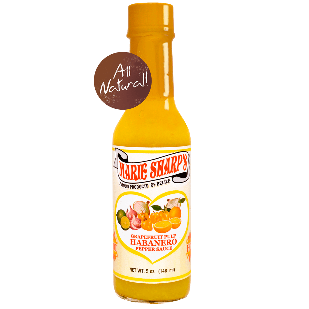 Marie Sharp's Grapefruit Pulp Habanero Hot Sauce 148 ml