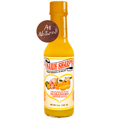 Marie Sharp's Grapefruit Pulp Habanero Hot Sauce 148 ml
