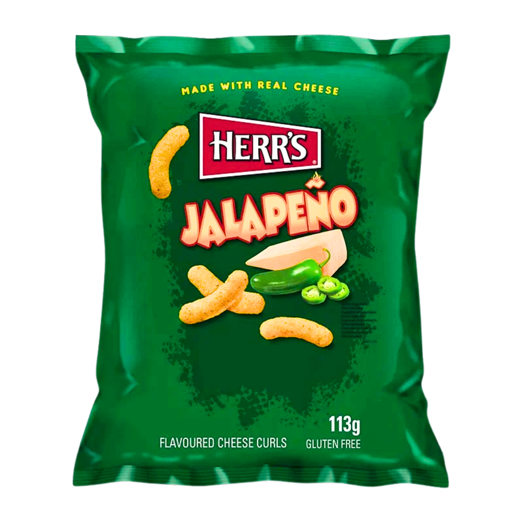 Herrs Jalapeño Poppers Cheese Curls | 113 g