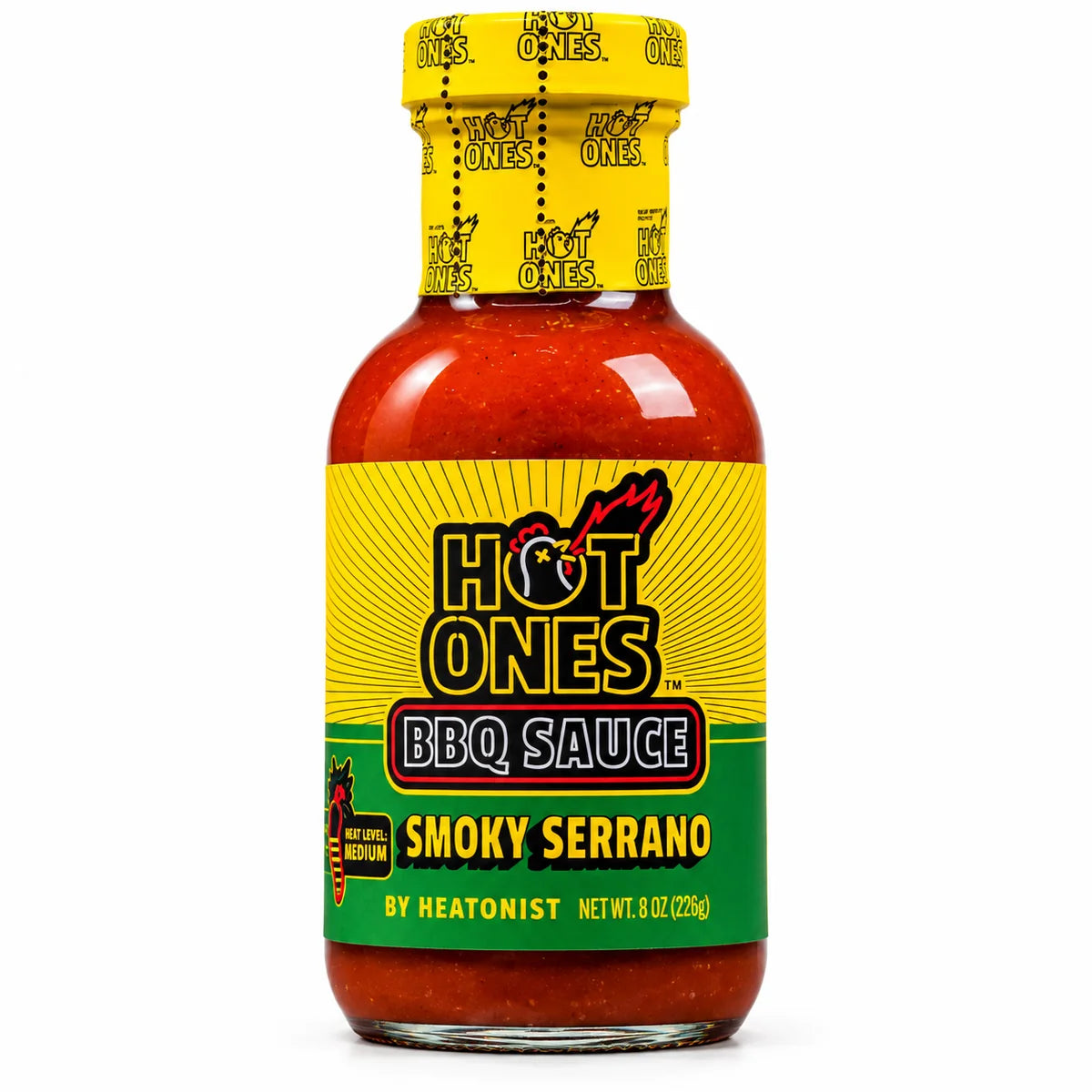 Hot Ones Smoky Serrano BBQ Sauce | Heatonist | 226 g