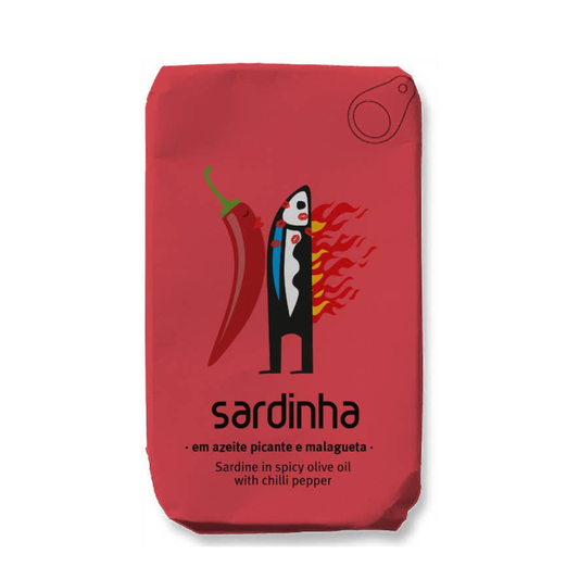 Sardinha - Sardiner i kryddig olivolja med  chilipeppar