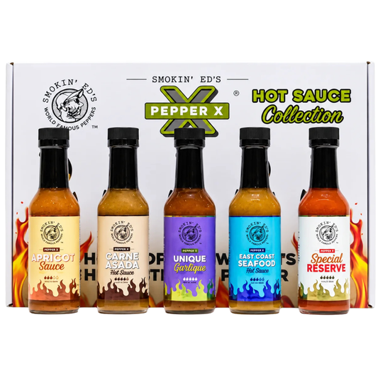 Puckerbutt Pepper Company - Smokin' Ed's Pepper X Collection | 5-pack á 148 ml