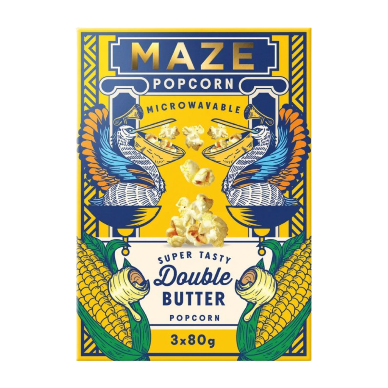 Maze - Double Butter Popcorn | 3 x 80 g