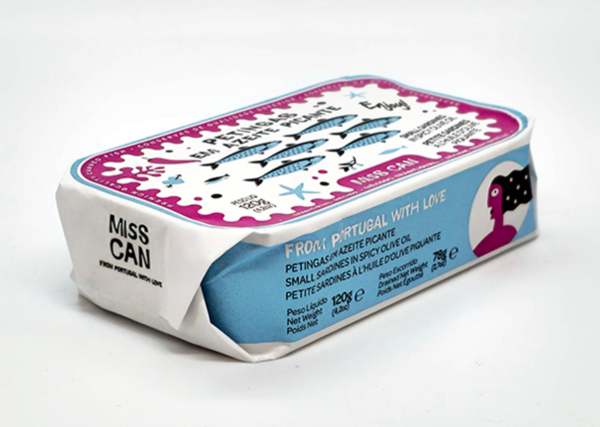 Miss Can - Petingas | Små sardiner i kryddig olivolja | 120 g