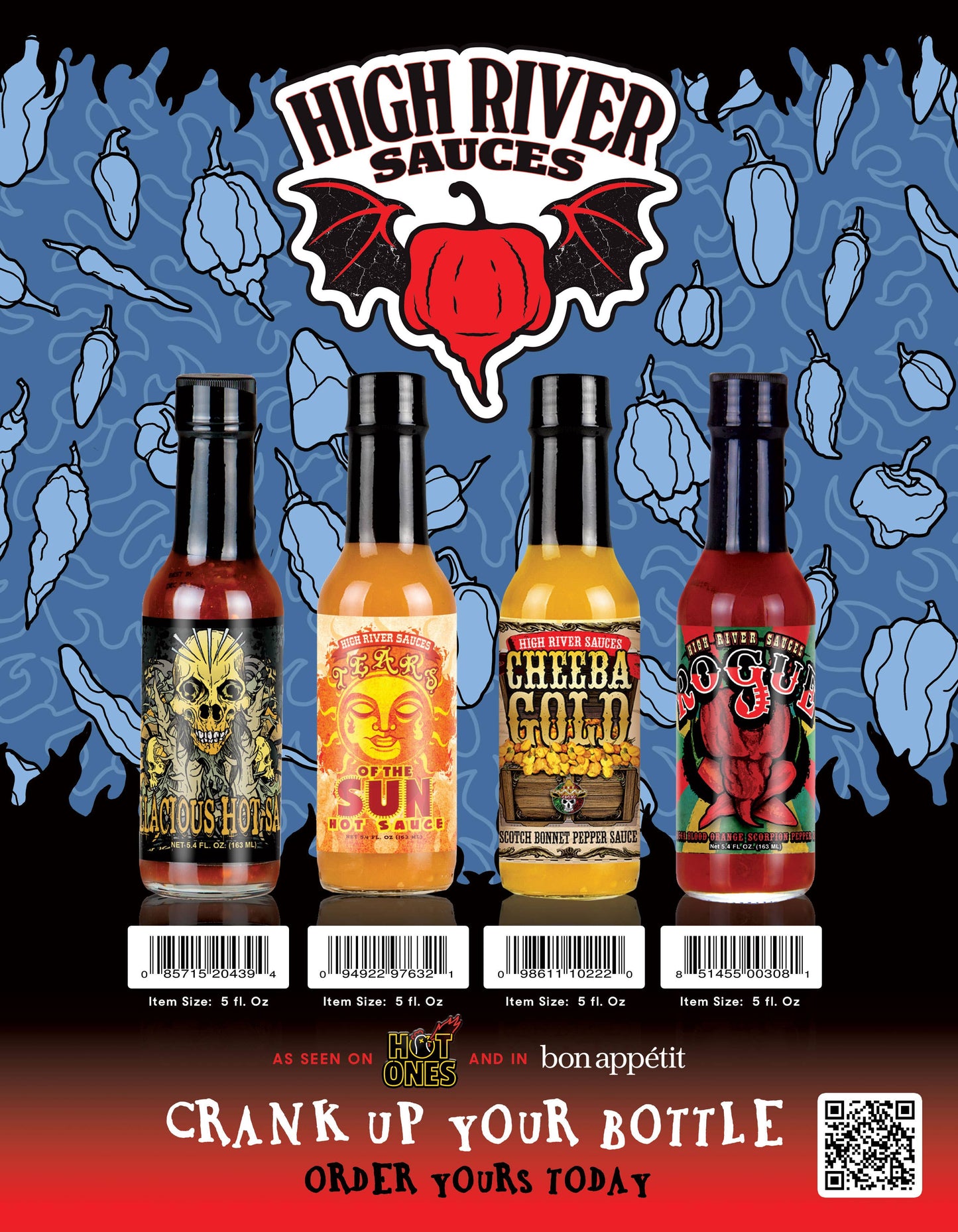 High River Sauces - Psych Sauce Hot Sauce (Louisiana Style) | 148 ml
