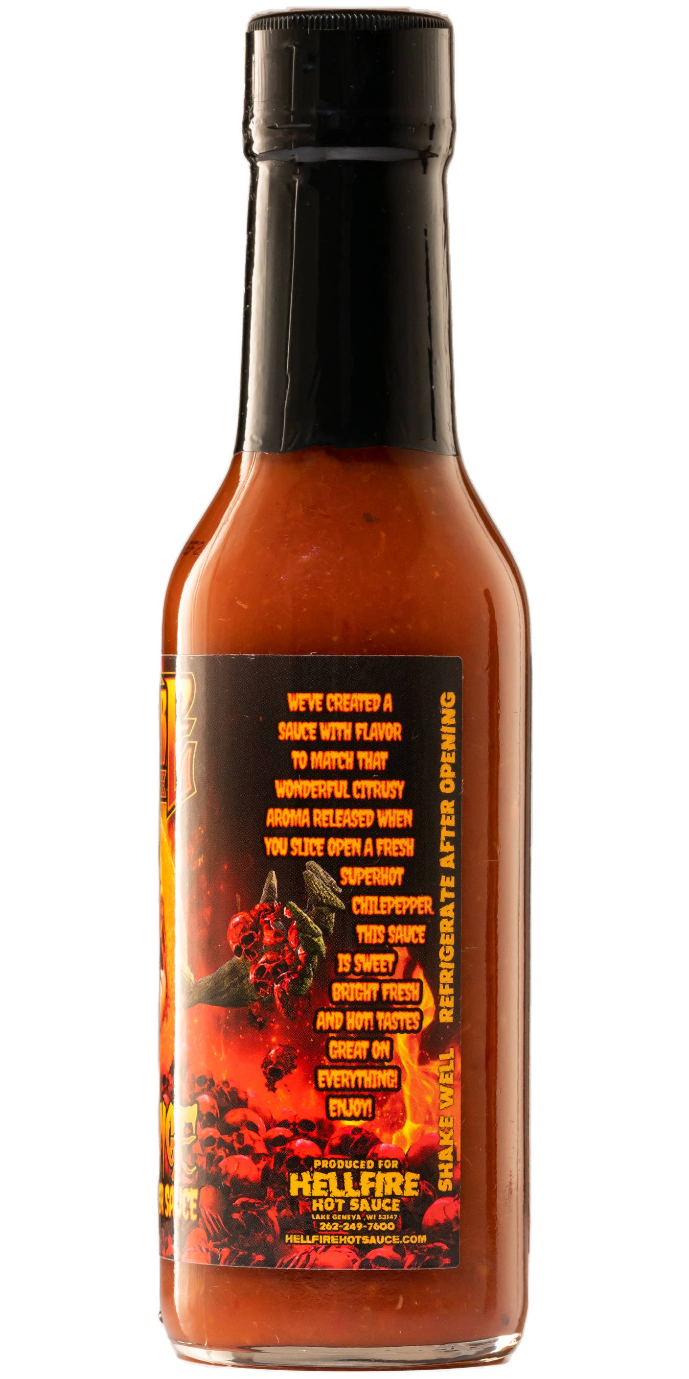 Hellfire - Angry Orange / Cherry Orange Reaper Hot Sauce 148 ml