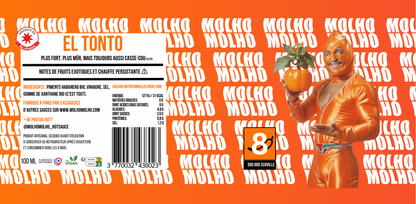 Molho Molho Hot Sauce - El Tonto - 100 ml - 🌶️*9