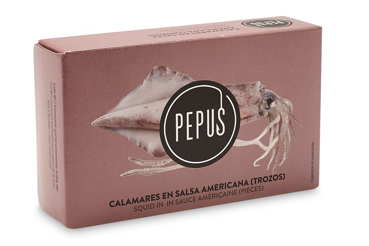 Espinaler - Calamares en Salsa Americana (Bläckfisk) 120 g