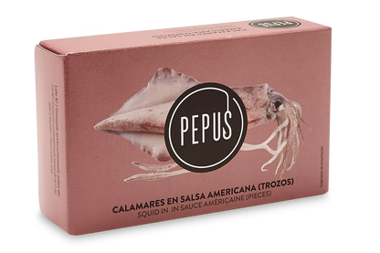 Espinaler - Calamares en Salsa Americana (Bläckfisk) 120 g